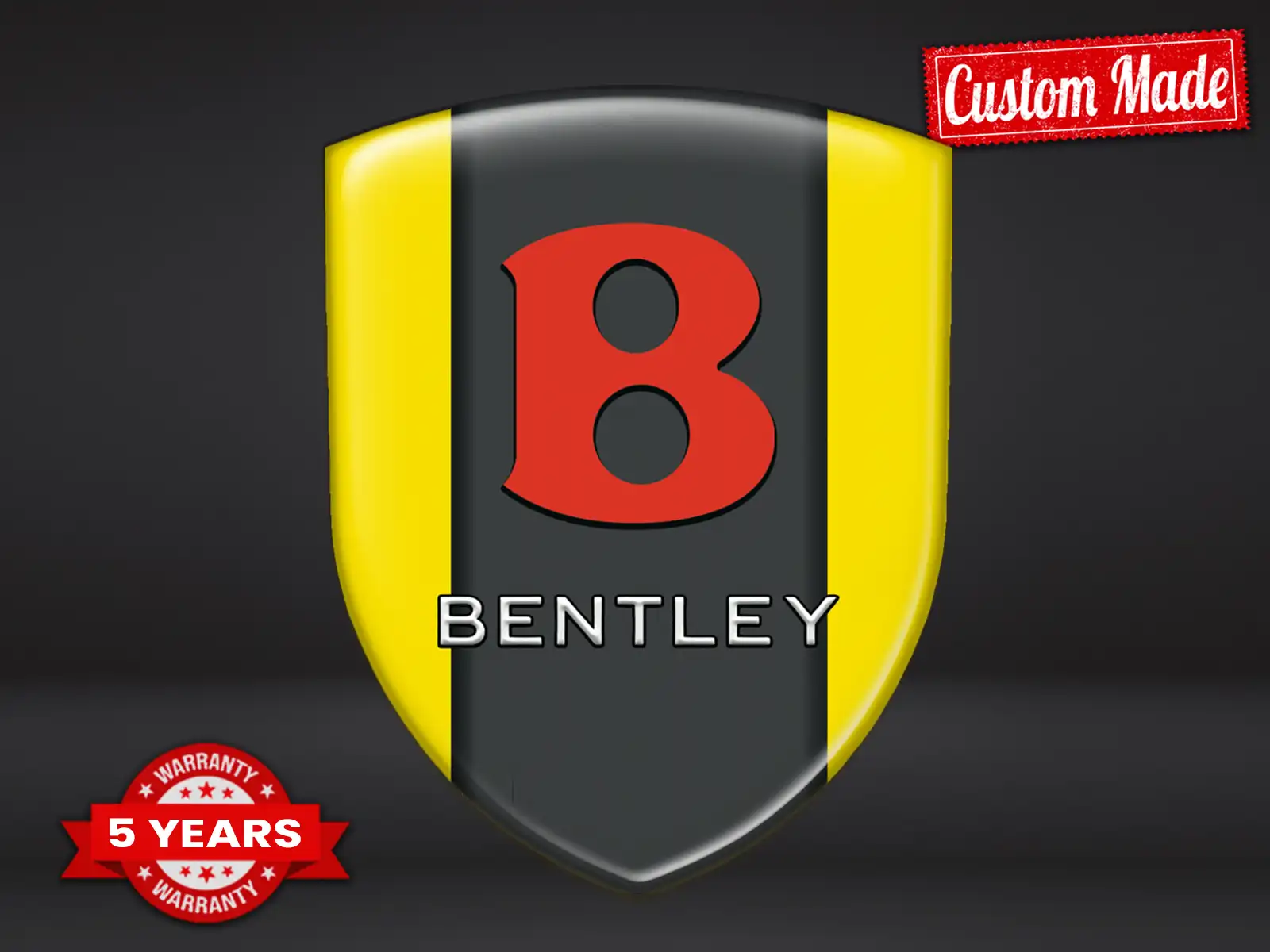 Bentley Selbstklebende Sticker Glänzende Edition Edle Domes